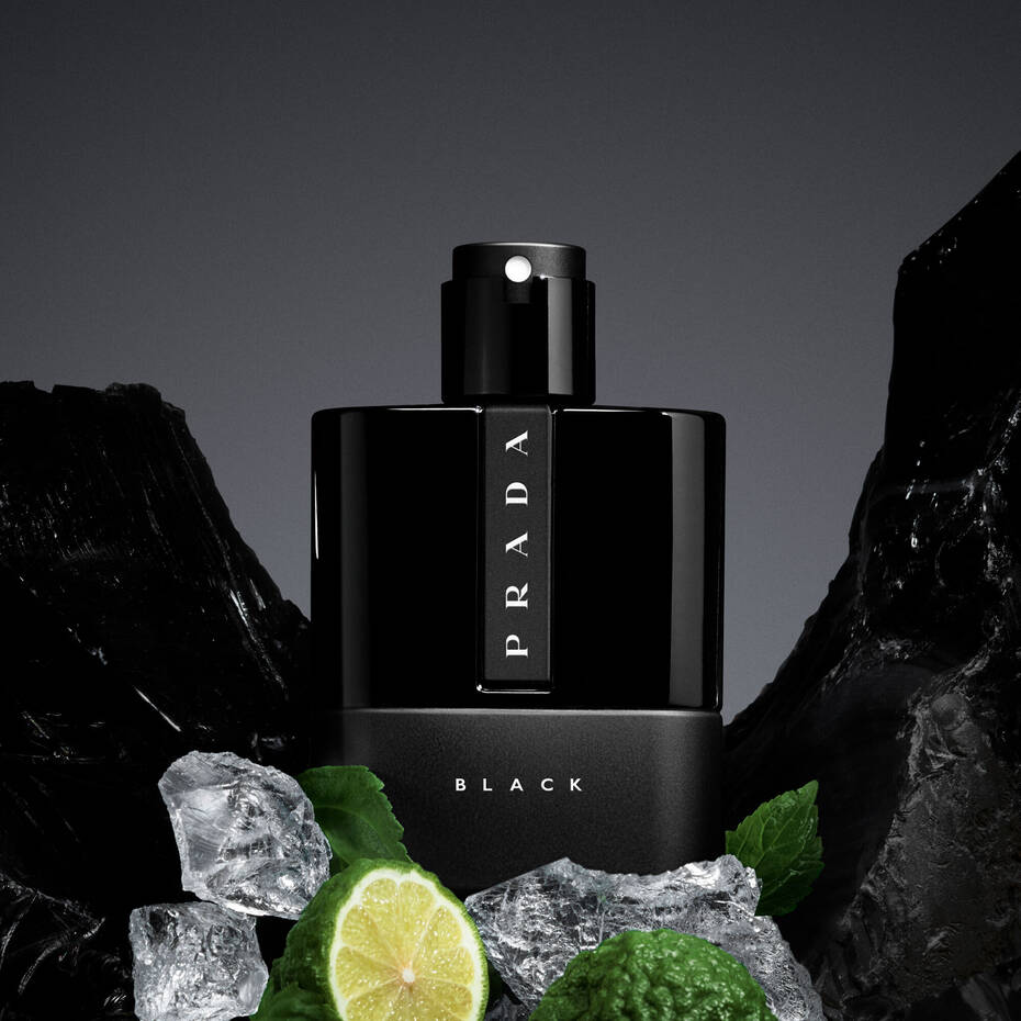 PRADA LUNA ROSSA BLACK POUR HOMME EDP SP 3.4oz