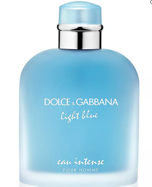 D&G LIGHT BLUE EAU INTENSE P. HOMME EDP SP 3.3oz