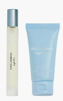 D&G LIGHT BLUE (W) 1.6 Body Lotion+10ml EDT SP + A cosmetic bag